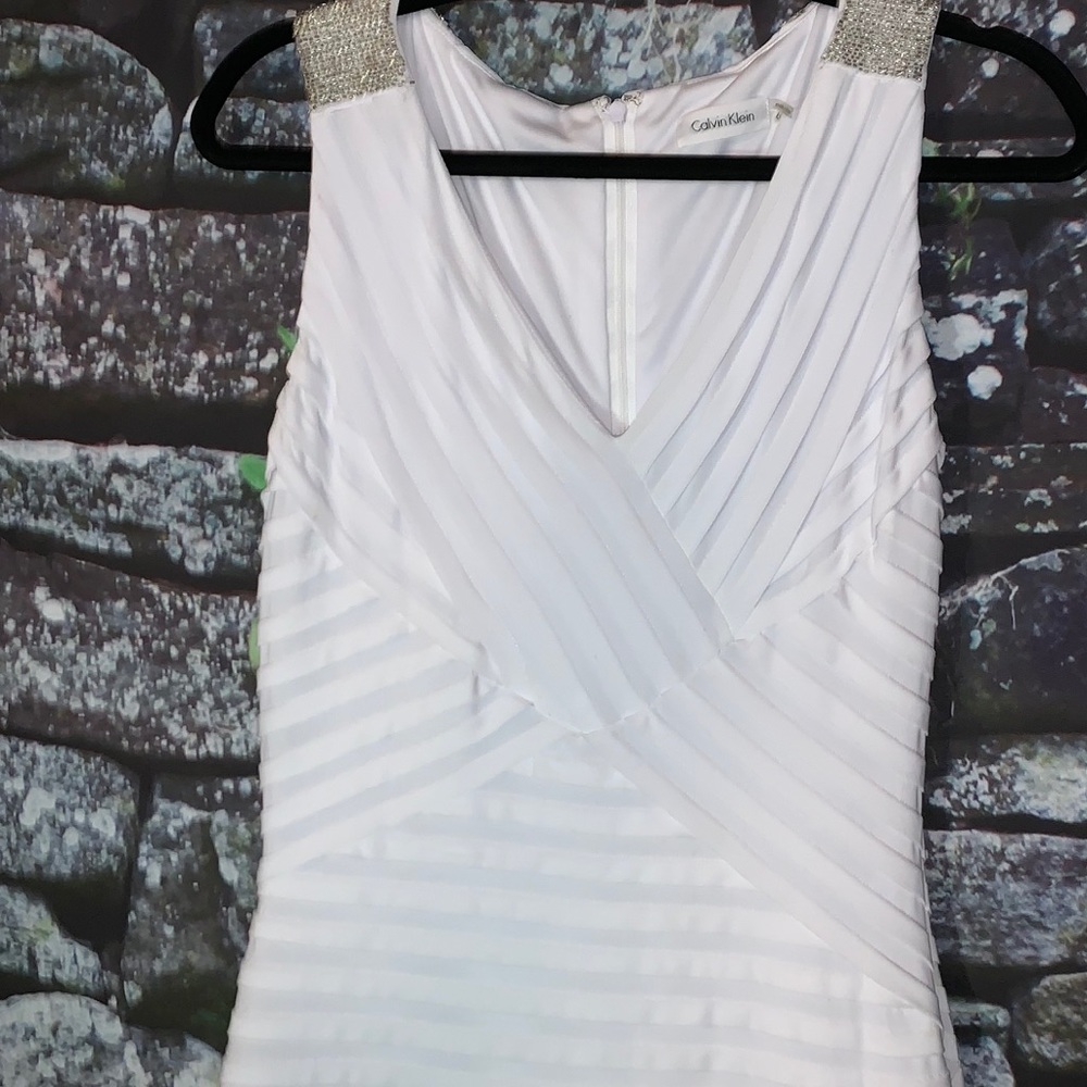 Calvin Klein White Dress